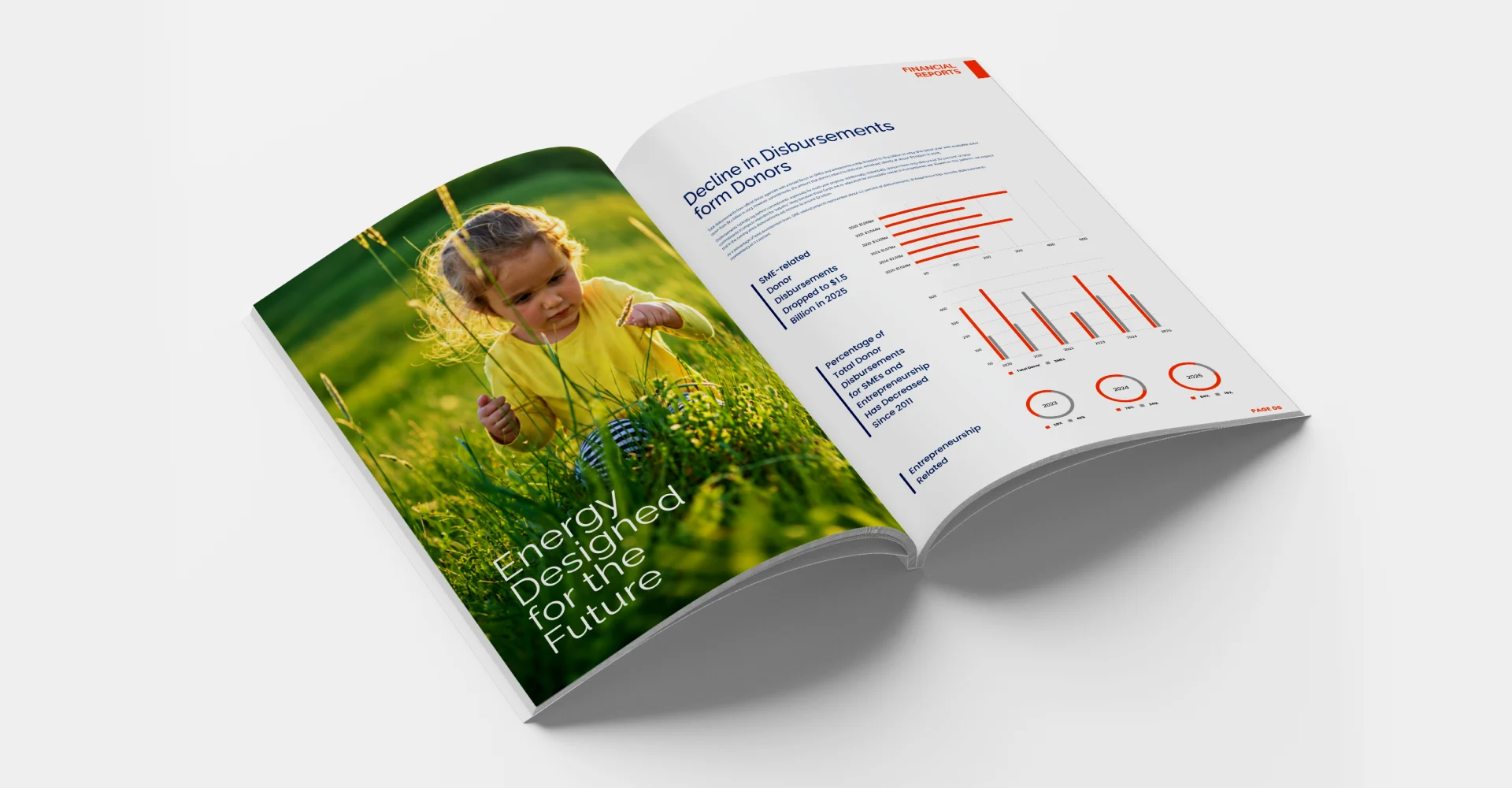 EDF Renewables corporate brochure design by DigiBrandX